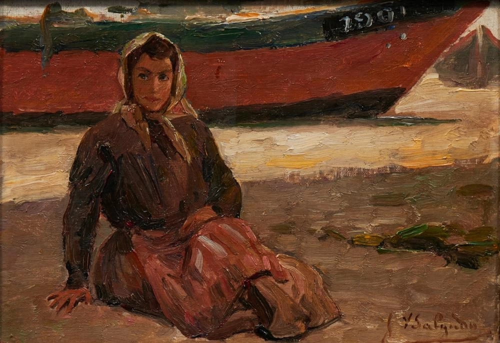 Veloso Salgado - Donna al mare